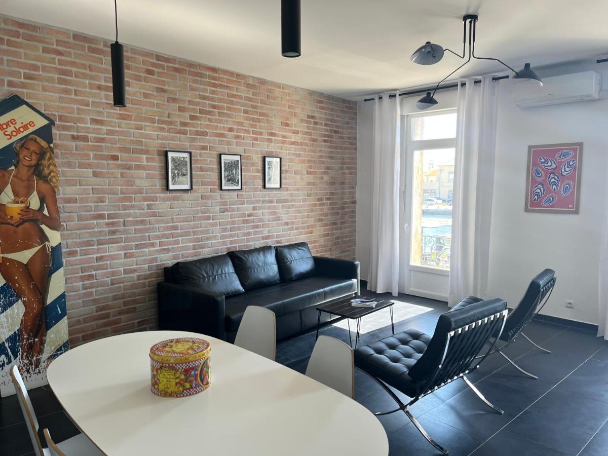 L'Appartement Sur Quai - En Face De La Criee Sete Bagian luar foto
